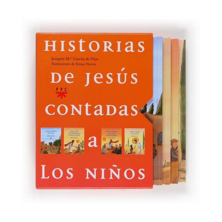 HISTORIA DE JESUS CONTADA A LOS NIÑOS PACK 4 LIBROS