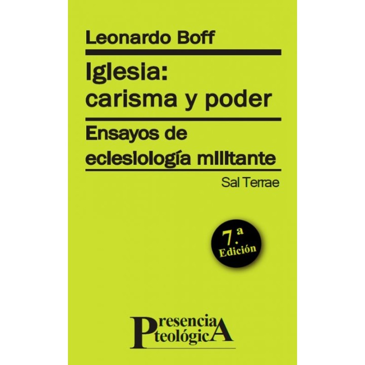 IGLESIA CARISMA Y PODER