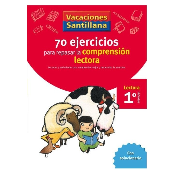 70 EJERCICIOS COMPRENSION LECTORA 1ºEP 06 VACACIONES