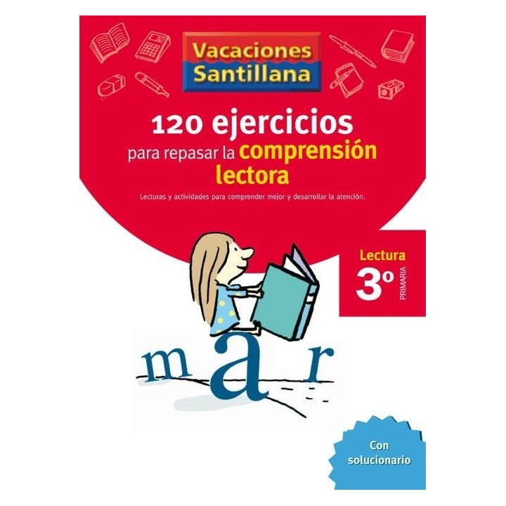 120 EJERCICIOS COMPRENSION LECTORA 3ºEP 06 VACACIONES