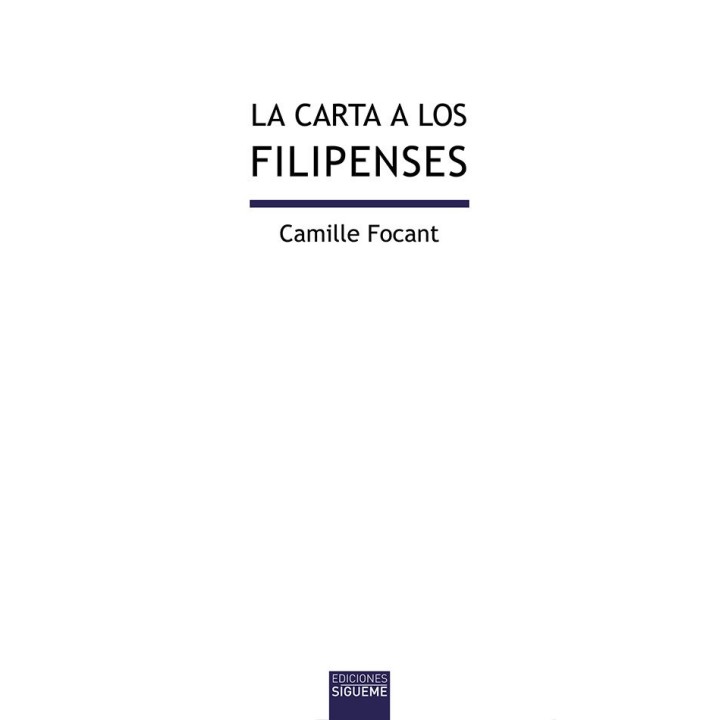 CARTA A LOS FILIPENSES,LA