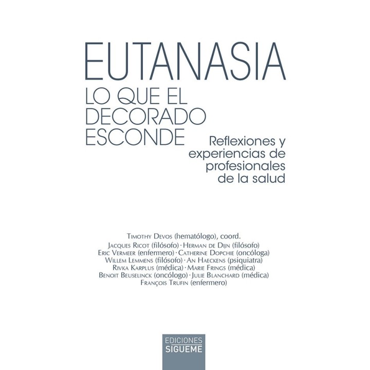 EUTANASIA LO QUE EL DECORADO ESCONDE