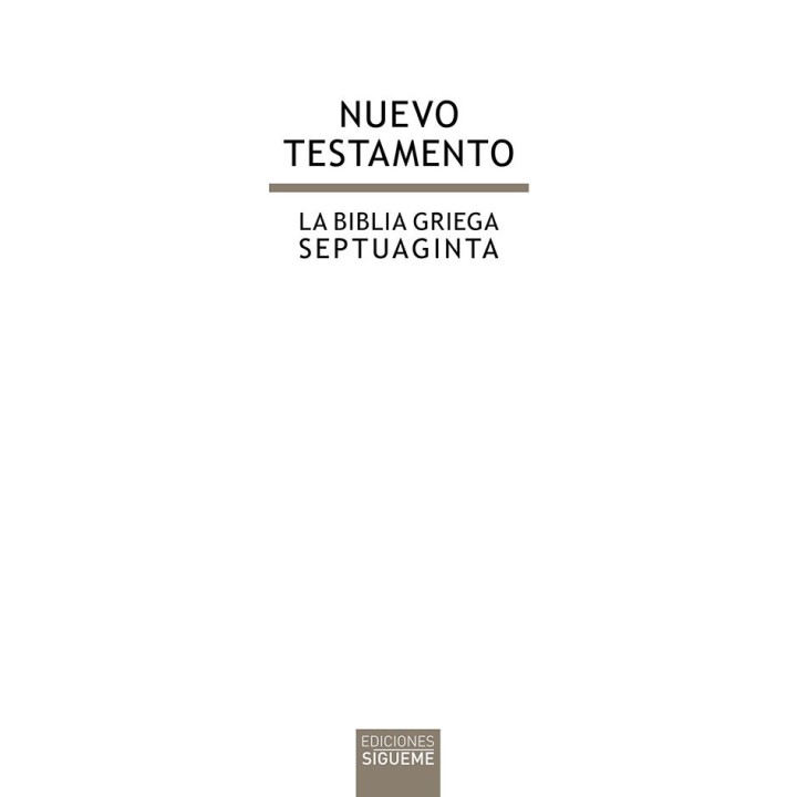 NUEVO TESTAMENTO