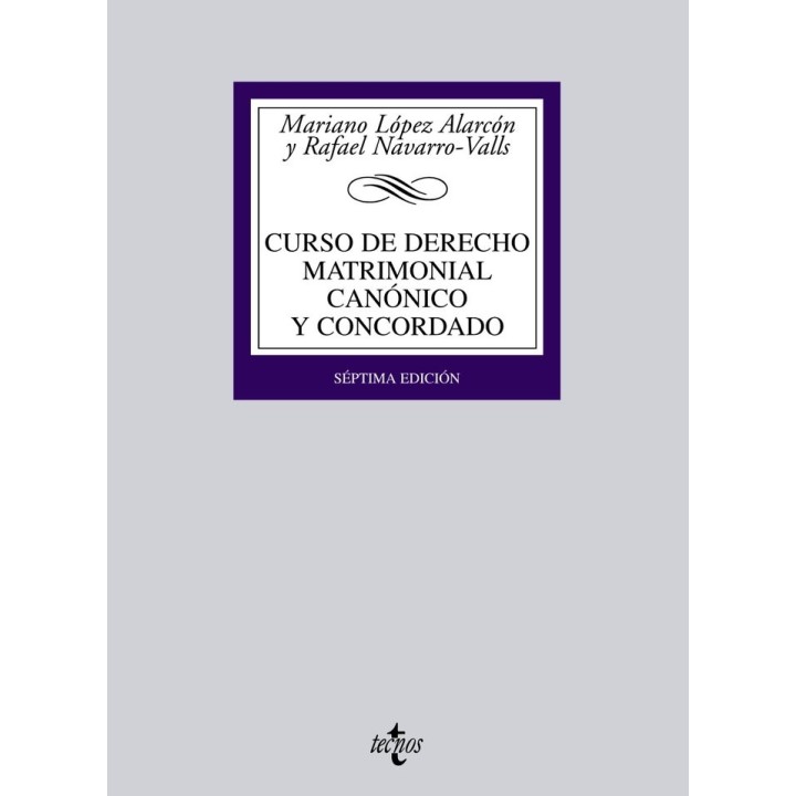 CURSO DE DERECHO MATRIMONIAL CANONICO Y CONCORDADO