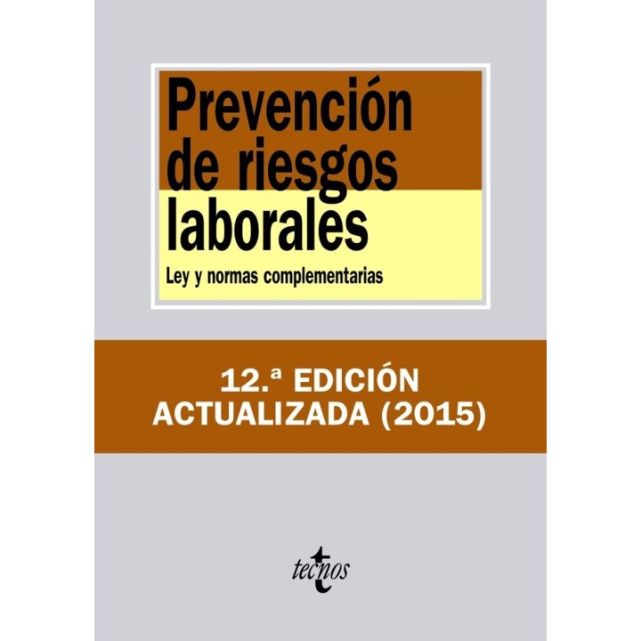 PREVENCION DE RIESGOS LABORALES 12ªED