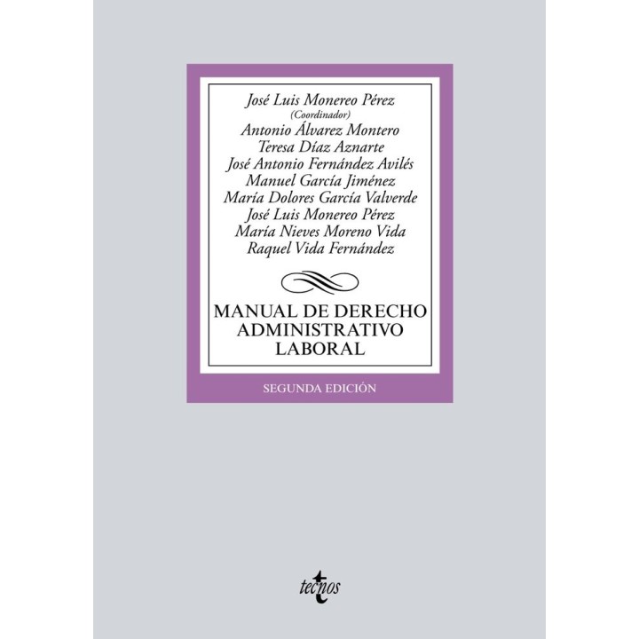 MANUAL DE DERECHO ADMINISTRATIVO LABORAL