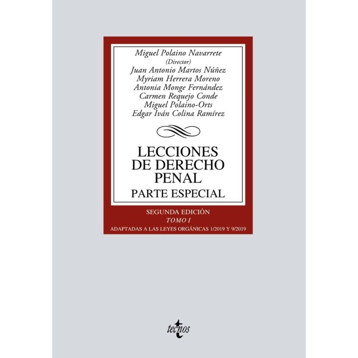 LECCIONES DE DERECHO PENAL PARTE ESPECIAL