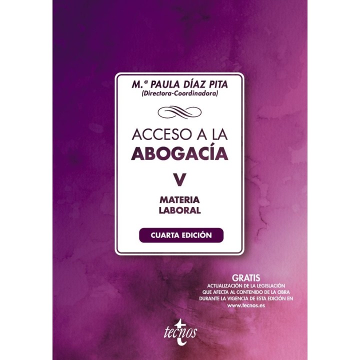 ACCESO A LA ABOGACIA V 5 LABORAL 4ª EDICION