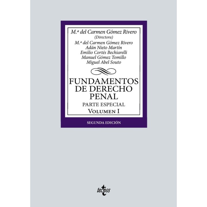 FUNDAMENTOS DE DERECHO PENAL VOLUMEN I PARTE ESPECIAL