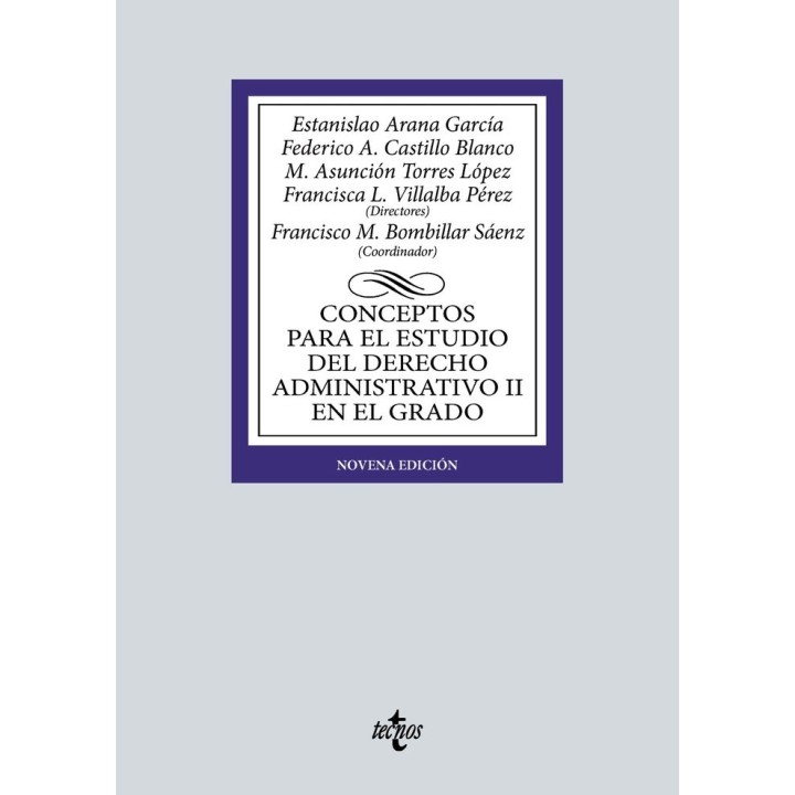 CONCEPTOS PARA EL ESTUDIO DEL DERECHO ADMINISTRATIVO II EN E
