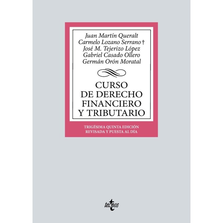 CURSO DE DERECHO FINANCIERO Y TRIBUTARIO