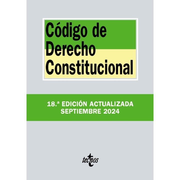 CODIGO DE DERECHO CONSTITUCIONAL 18ªED