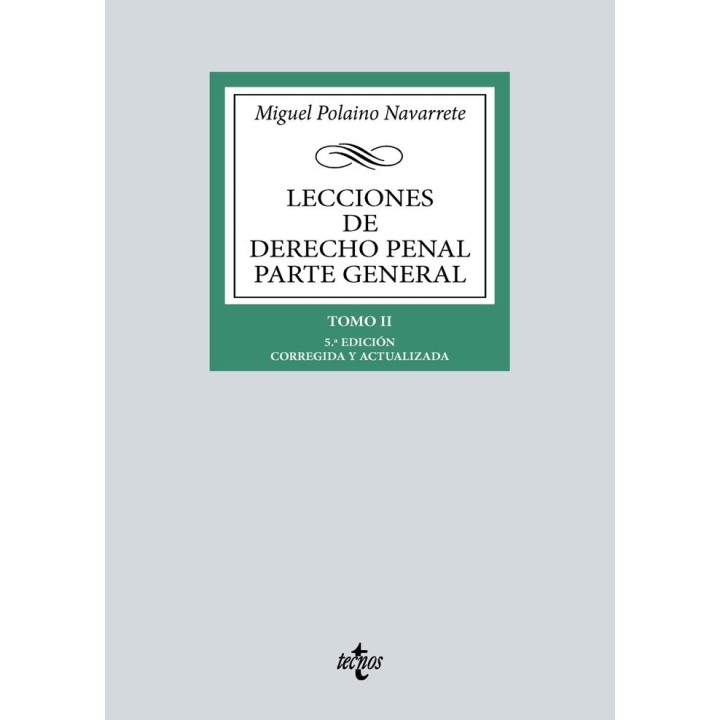 LECCIONES DE DERECHO PENAL PARTE GENERAL