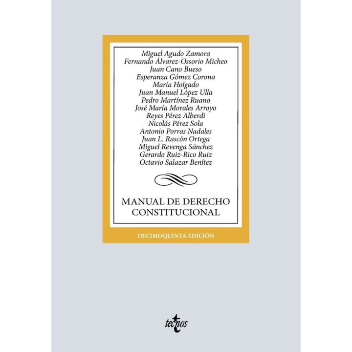 MANUAL DE DERECHO CONSTITUCIONAL