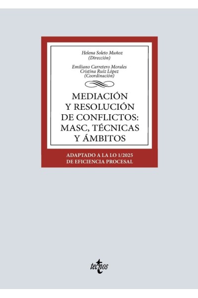 MEDIACION Y RESOLUCION DE CONFLICTOS MASC TECNICAS Y AMBIT