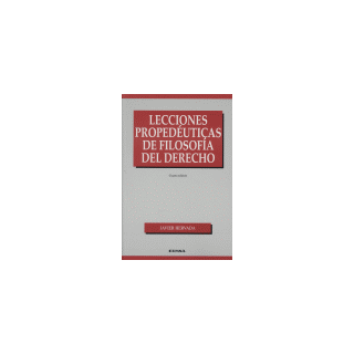 LECCIONES PROPEDEUTICAS FILOSOFIA DERECHO 4ªED