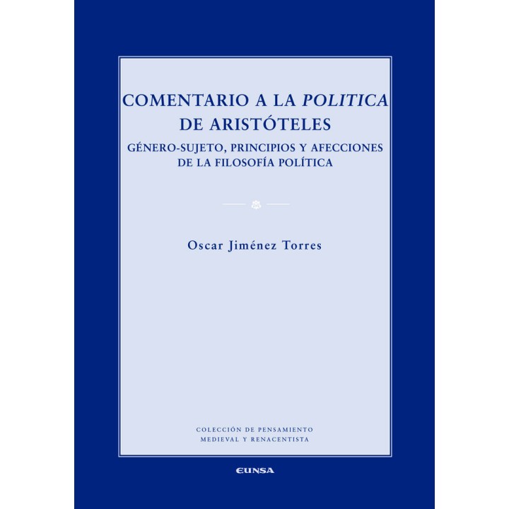 COMENTARIO A LA POLITICA DE ARISTOTELES