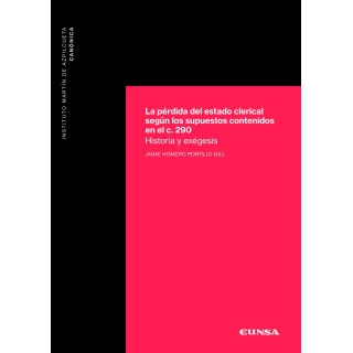LA PERDIDA DEL ESTADO CLERICAL SEGUN LOS SUPUESTOS CONTENIDO