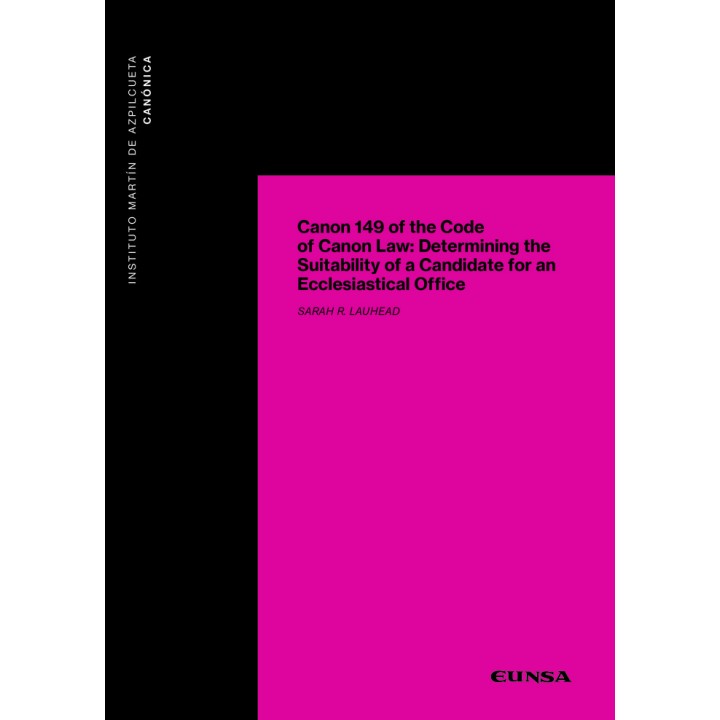 CANON 149 OF THE CODE OF CANON LAW