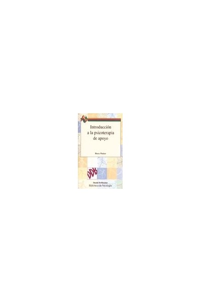 INTRODUCCION A LA PSICOTERAPIA DE APOYO