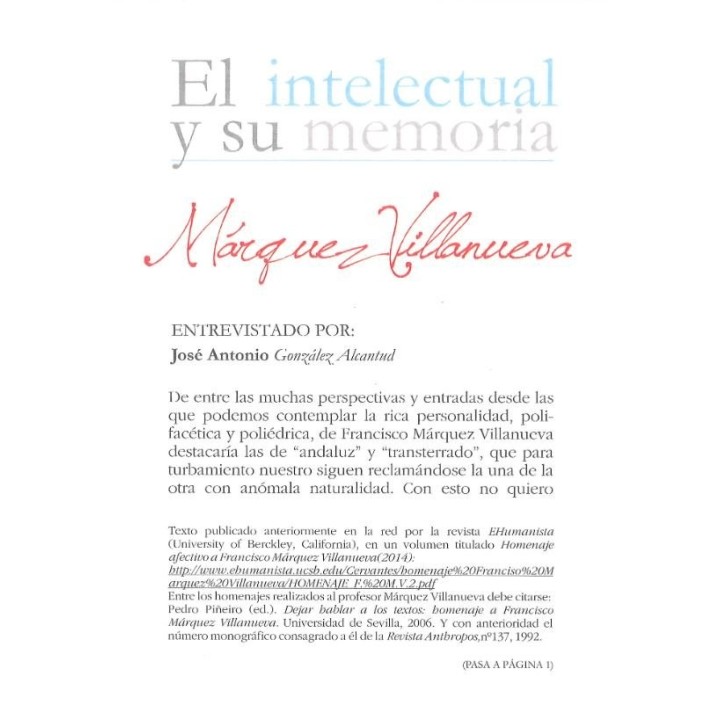 INTELECTUAL Y SU MEMORIA