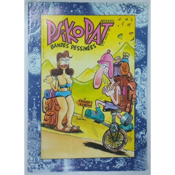 Psikopat Bandes Dessinées. Mensuel Nº 24 - Juin 92 - 23F