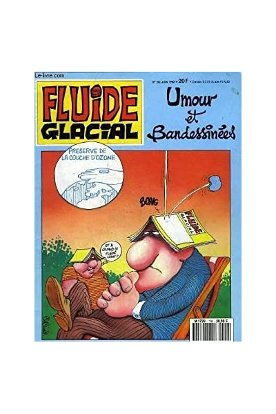 FLUIDE GLACIAL MAGAZINE UMOUR ET BANDESSINES N° 192 Juin 1992