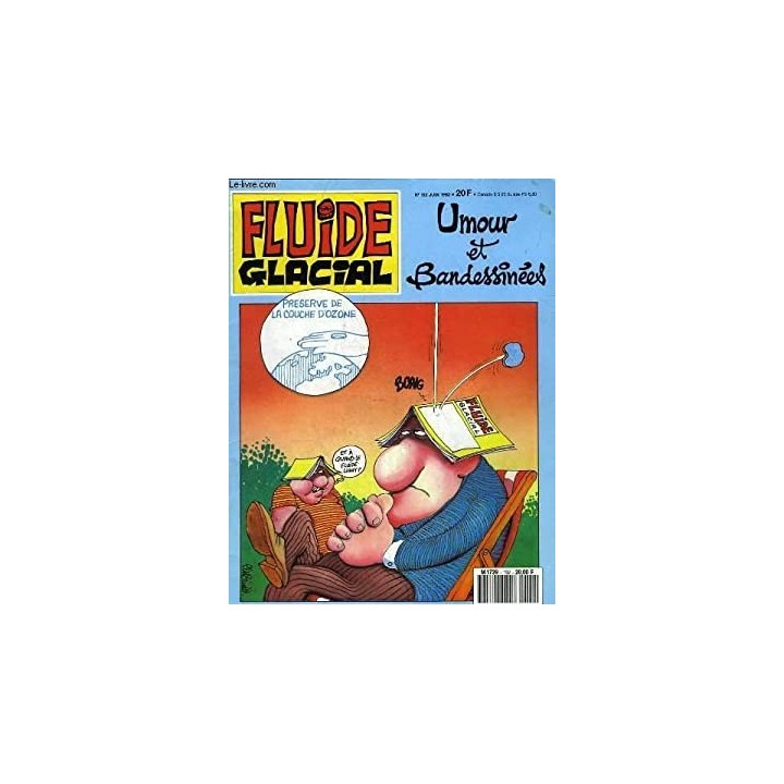 FLUIDE GLACIAL MAGAZINE UMOUR ET BANDESSINES N° 192 Juin 1992