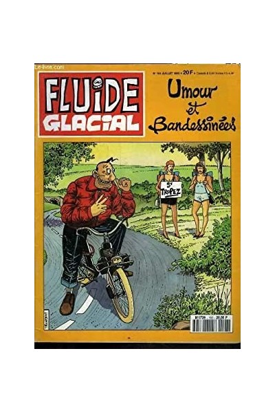 FLUIDE GLACIAL MAGAZINE UMOUR ET BANDESSINES N° 193 Juillet 1992