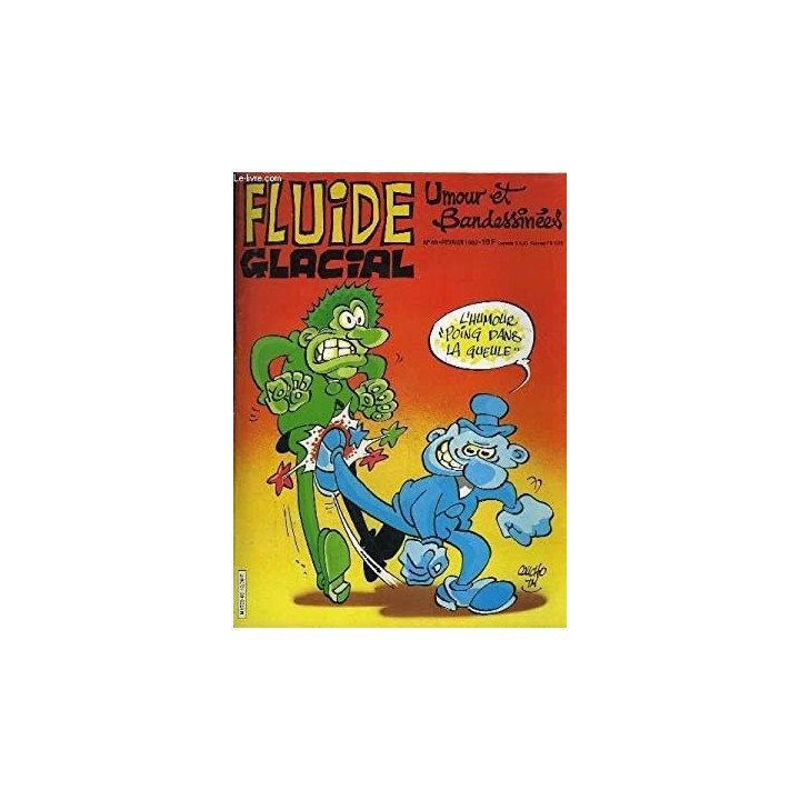 FLUIDE GLACIAL MAGAZINE UMOUR ET BANDESSINES N° 68 Fevrier 1982
