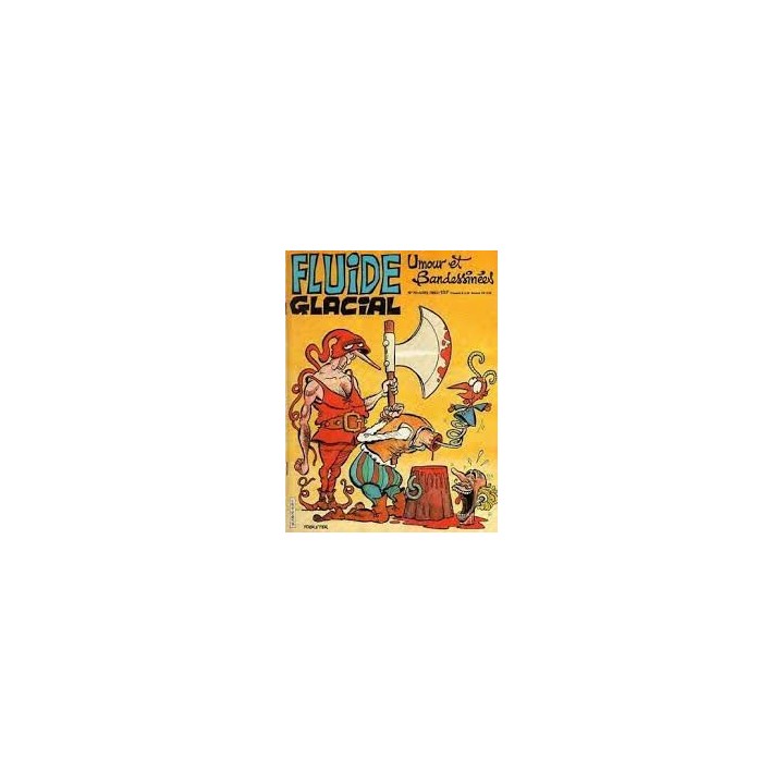 FLUIDE GLACIAL MAGAZINE UMOUR ET BANDESSINES N° 70 Avril 1982