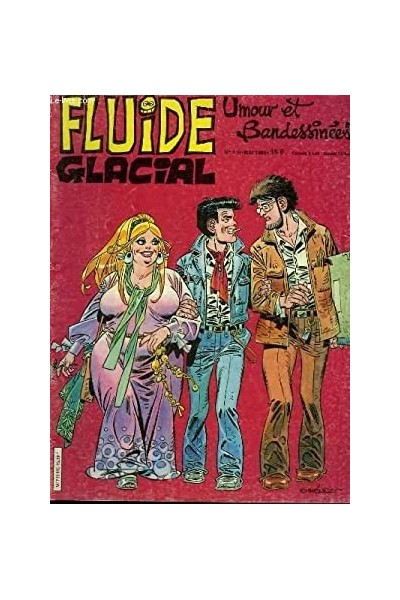 FLUIDE GLACIAL MAGAZINE UMOUR ET BANDESSINES N° 119 Mai 1986
