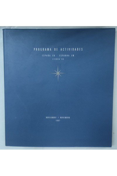 Programa de Actividades. España en Lisboa 98. Expo 98. Noviembre 1997