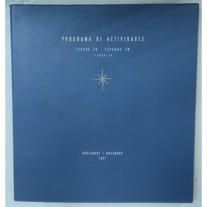 Programa de Actividades. España en Lisboa 98. Expo 98. Noviembre 1997