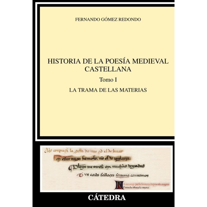 HISTORIA DE LA POESIA MEDIEVAL CASTELLANA I