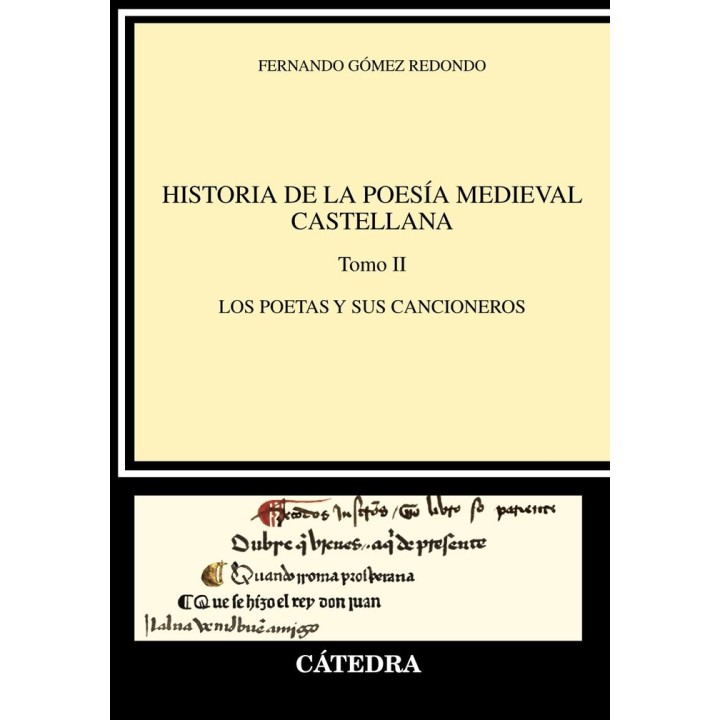HISTORIA DE LA POESIA MEDIEVAL CASTELLANA II