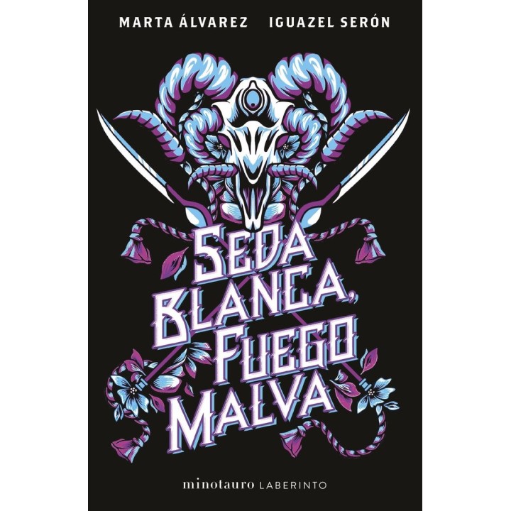 SEDA BLANCA FUEGO MALVA