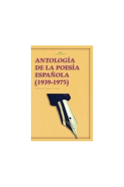 ANTOLOGIA POESIA ESPAÑOLA 1939-1975 Nº24 AKAL LITERATURAS