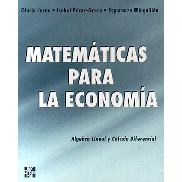 MATEMATICAS PARA LA ECONOMIA