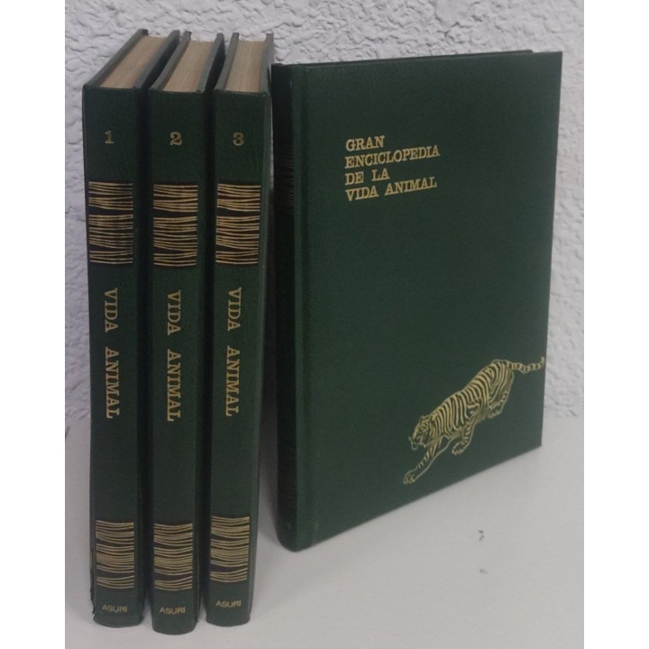 GRAN ENCICLOPEDIA DE LA VIDA ANIMAL, 4 TOMOS ( Obra Completa)