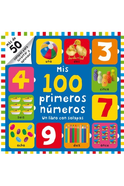 MIS 100 PRIMEROS NUMEROS LIBRO CON SOLAPAS