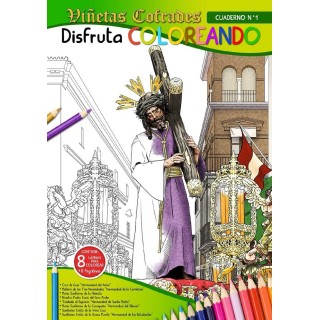 DISFRUTA COLOREANDO VIÑETAS COFRADES 1