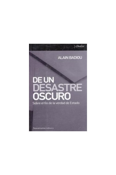DE UN DESASTRE OSCURO