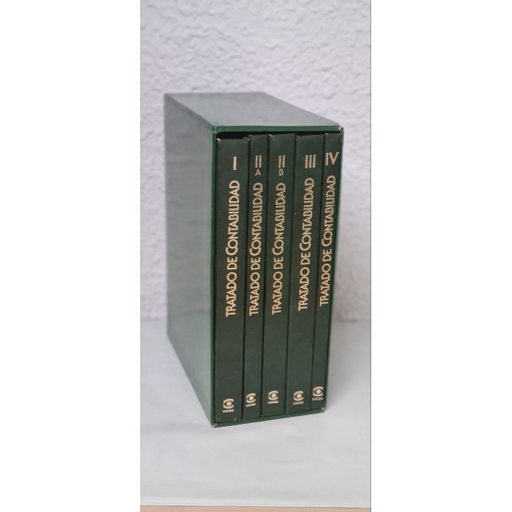 Tratado de Contabilidad, 4 tomos en estuche, obra completa