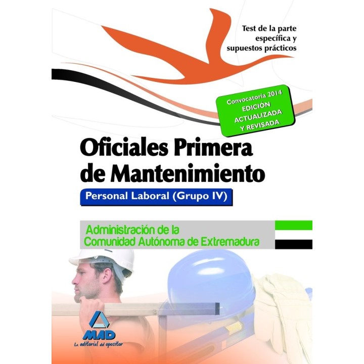 OFICIALES PRIMERA MANTE. PARTE ESPE. TEST Y SUPUESTOS PRACT