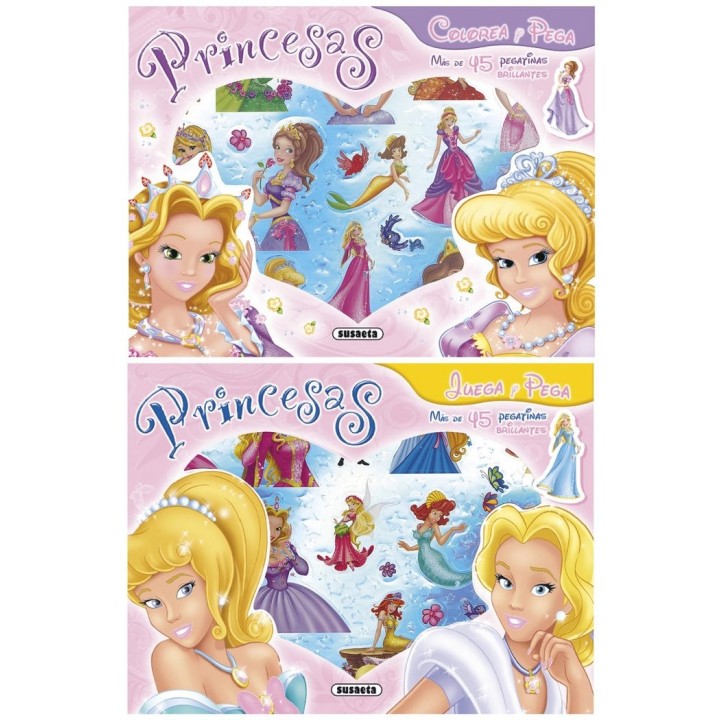 JUEGO Y ME DIVIERTO CON PRINCESAS 2 TITULOS