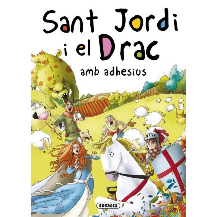 SANT JORDI I EL DRAC AMB ADHESIUS