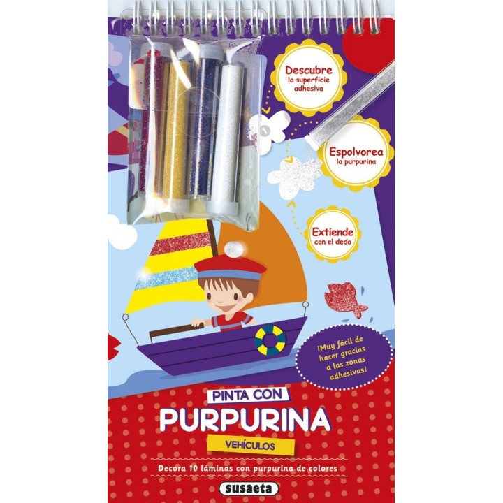 PINTA CON PURPURINA VEHICULOS