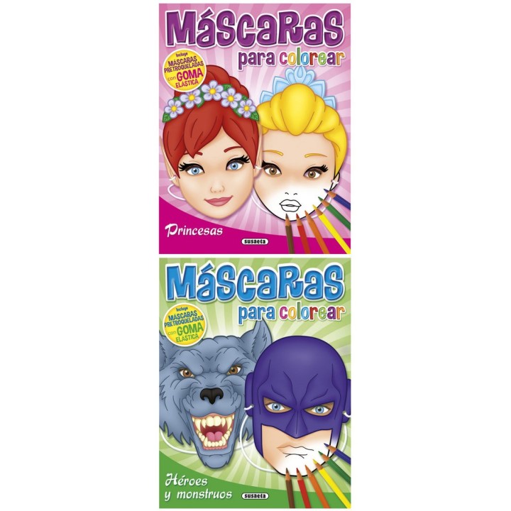 MASCARAS PARA COLOREAR