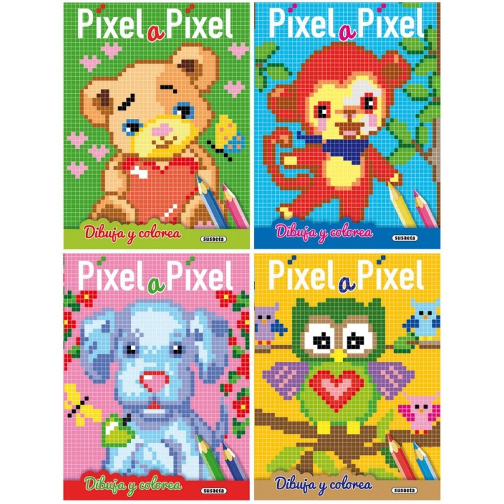PIXEL A PIXEL 4 TITULOS SURTIDOS